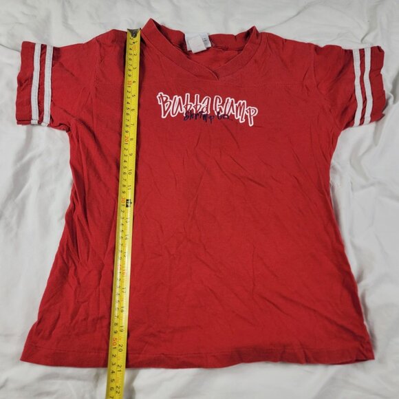 Vintage Bubba Gump Shrimp Co Adults Red T Shirt Large Work Wear Casual - Picture 7 of 8